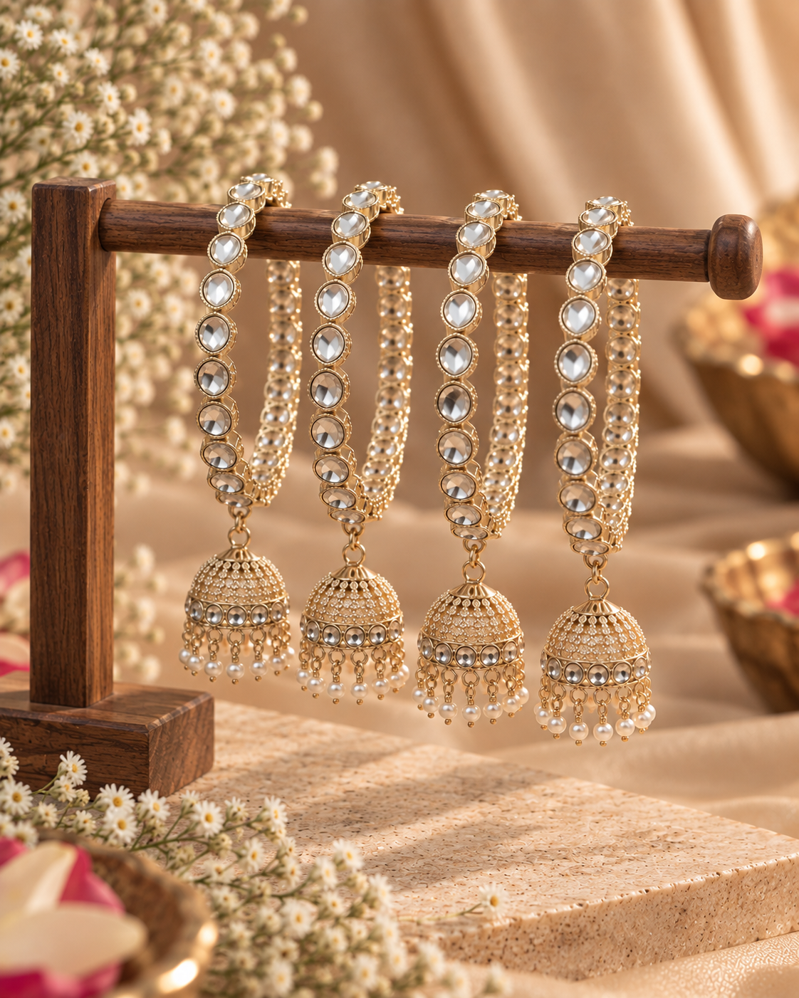 Svarna Royal Jhumka Bangles – Premium Collection