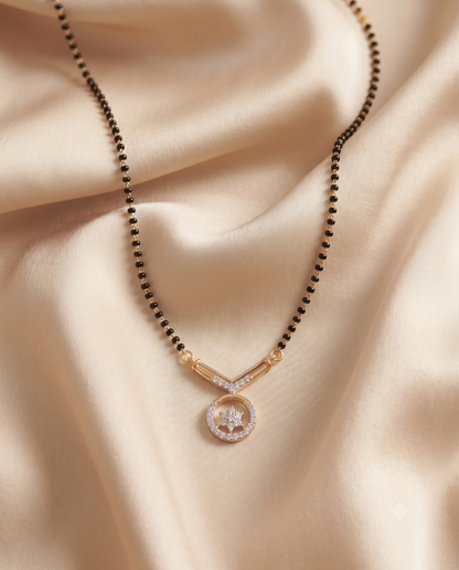 Star Aura Mangalsutra - 18 inch long (Buy 1 Get 1)