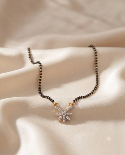Jasmine Bloom Mangalsutra - 18 inch long (Buy 1 Get 1)