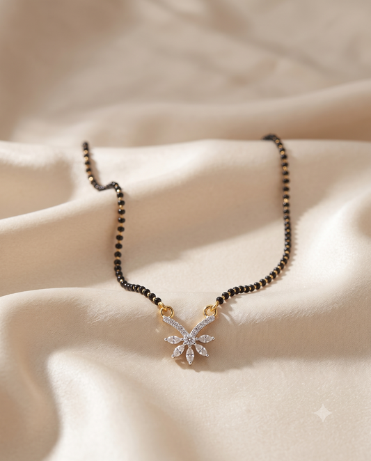 Jasmine Bloom Mangalsutra - 18 inch long (Buy 1 Get 1)