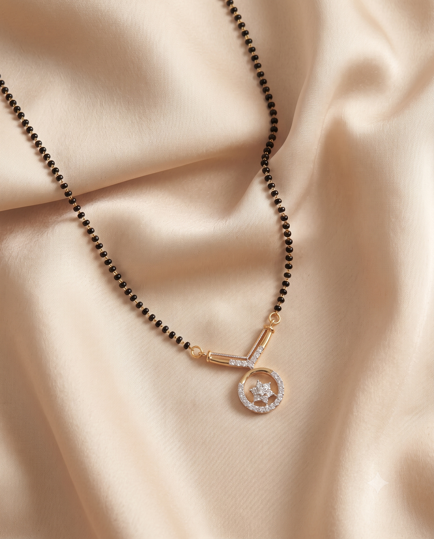 Star Aura Mangalsutra - 18 inch long (Buy 1 Get 1)