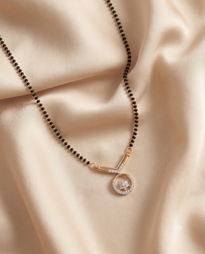 Star Aura Mangalsutra - 18 inch long (Buy 1 Get 1)