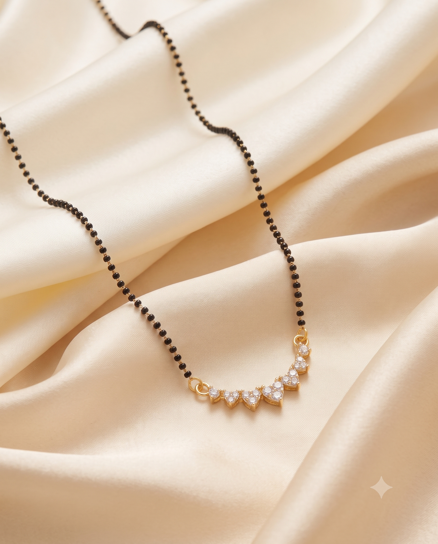 Celeste Heart Mangalsutra - 18 inch long (Buy 1 Get 1)