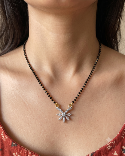 Jasmine Bloom Mangalsutra - 18 inch long (Buy 1 Get 1)
