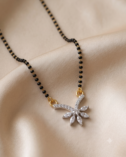 Jasmine Bloom Mangalsutra - 18 inch long (Buy 1 Get 1)