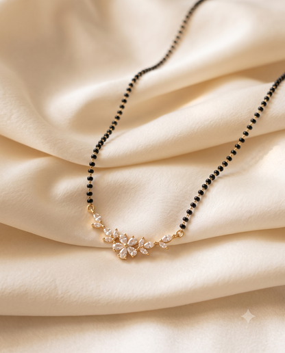 Floral Bloom Mangalsutra - 18 inch long (Buy 1 Get 1)
