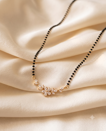 Floral Bloom Mangalsutra - 18 inch long (Buy 1 Get 1)