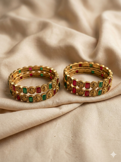 Rajmudra Bangles (Set of 4)