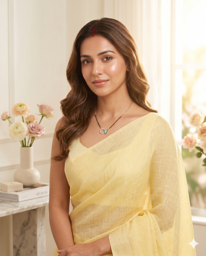 Blue Butterfly Mangalsutra - 18 inch long (Buy 1 Get 1)