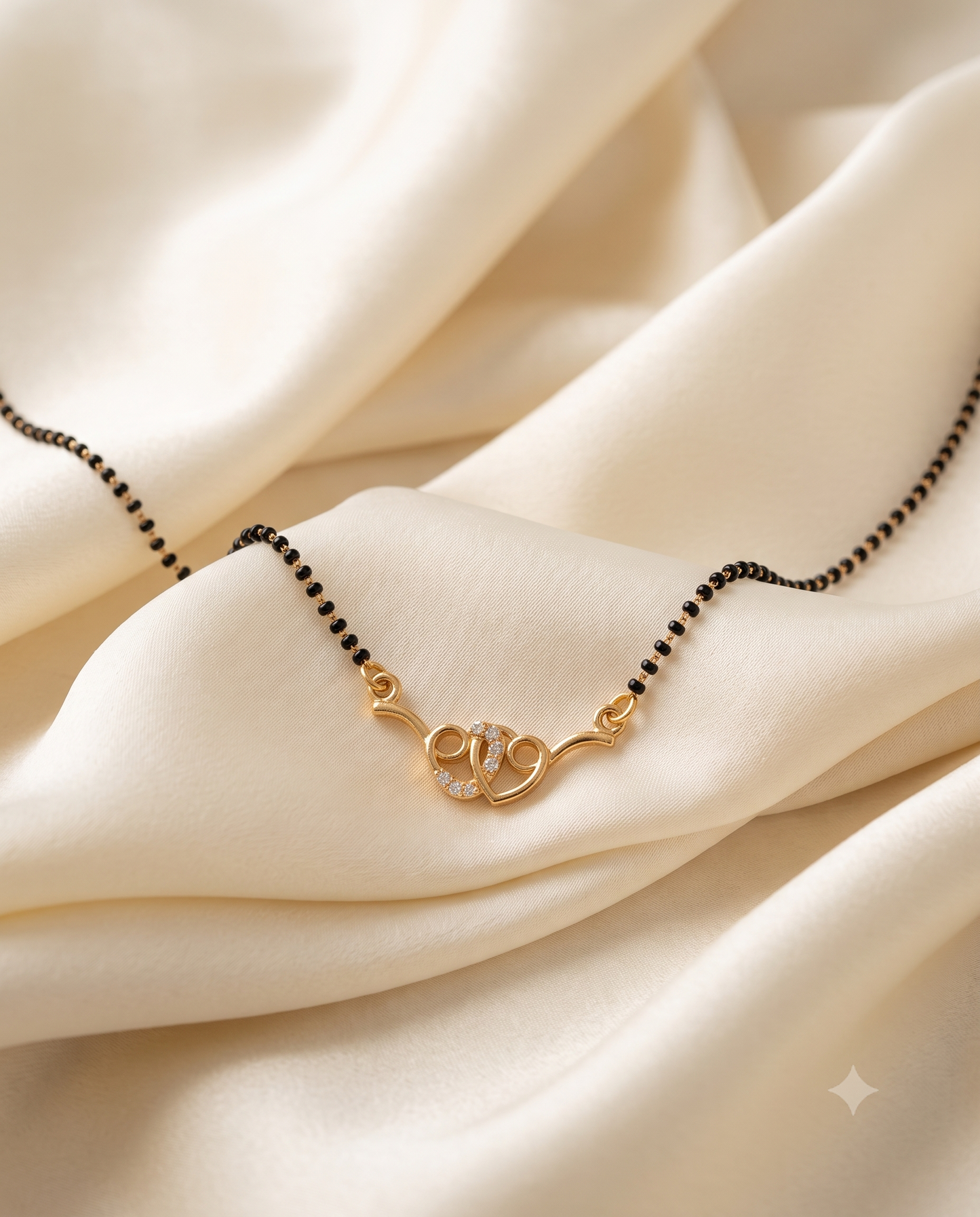 Eternal Heart Mangalsutra - 18 inch long (Buy 1 Get 1)