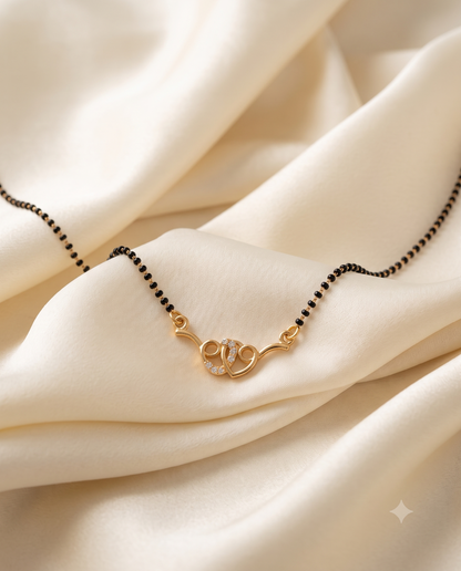 Eternal Heart Mangalsutra - 18 inch long (Buy 1 Get 1)