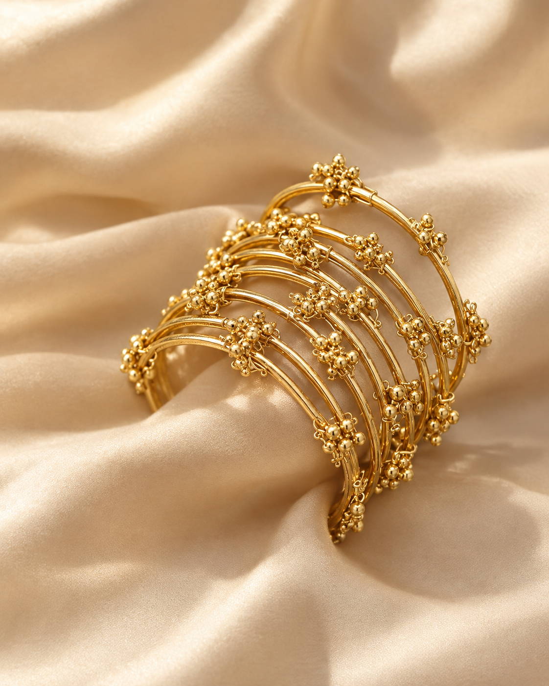 High Quality Gold Platted Kashmiri Bangles - Premium Collection