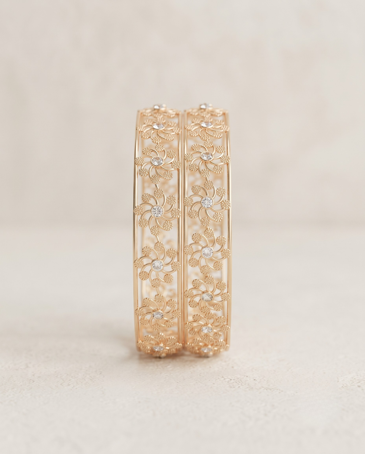 Svarna Vanya Diamond Bangles - Premium Collection