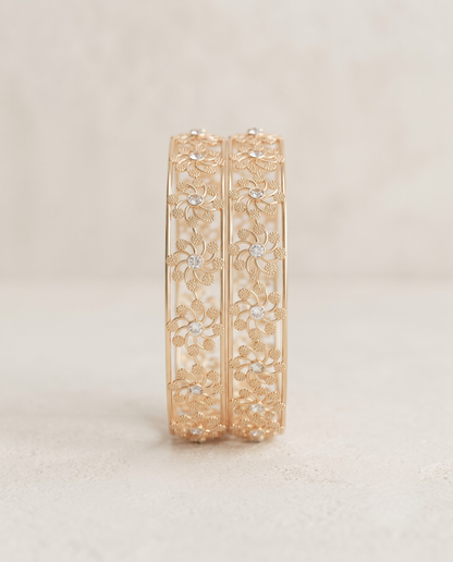 Svarna Vanya Diamond Bangles - Premium Collection