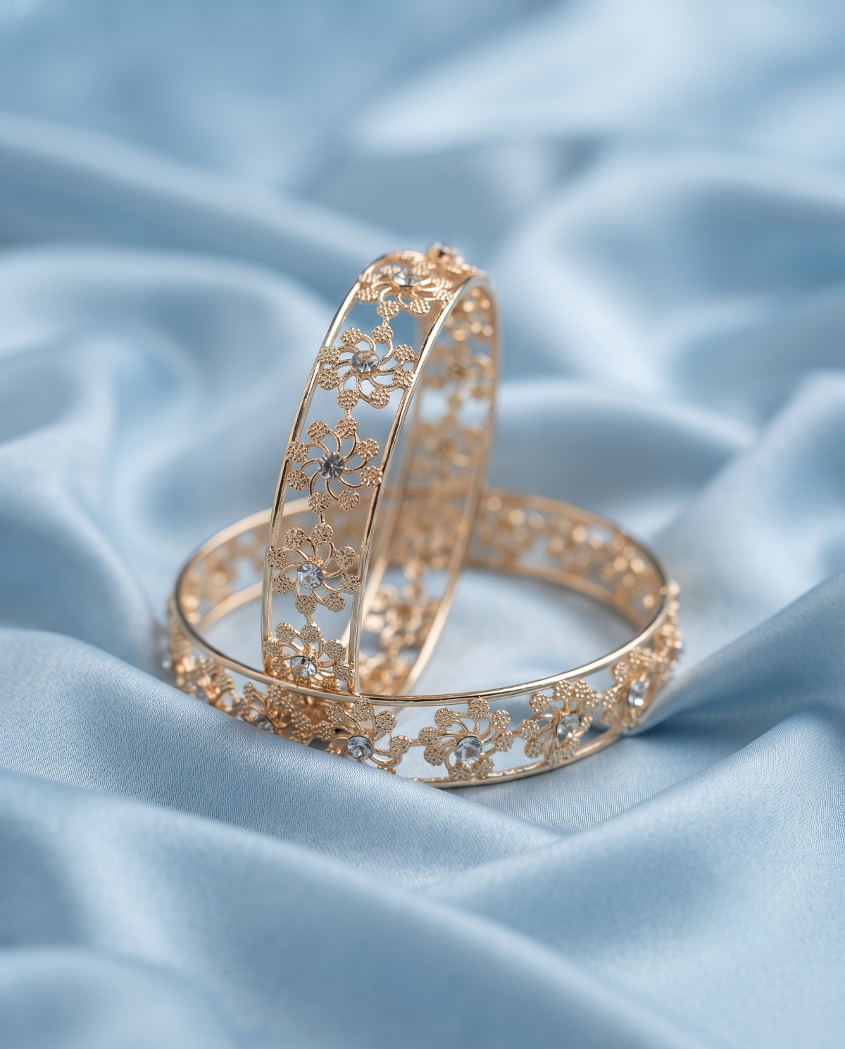 Svarna Vanya Diamond Bangles - Premium Collection