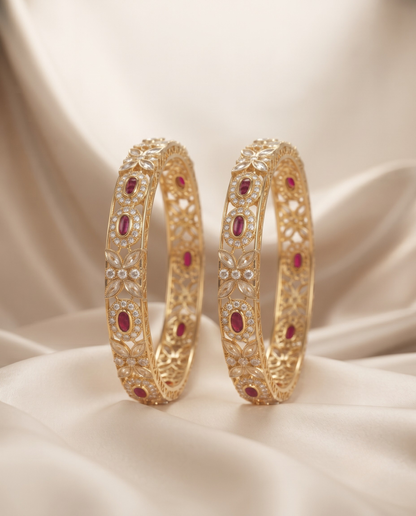 Svarna Rajsi Bangles - Premium Collection