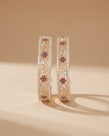 Maharani Diamond Bangles - Premium Collection