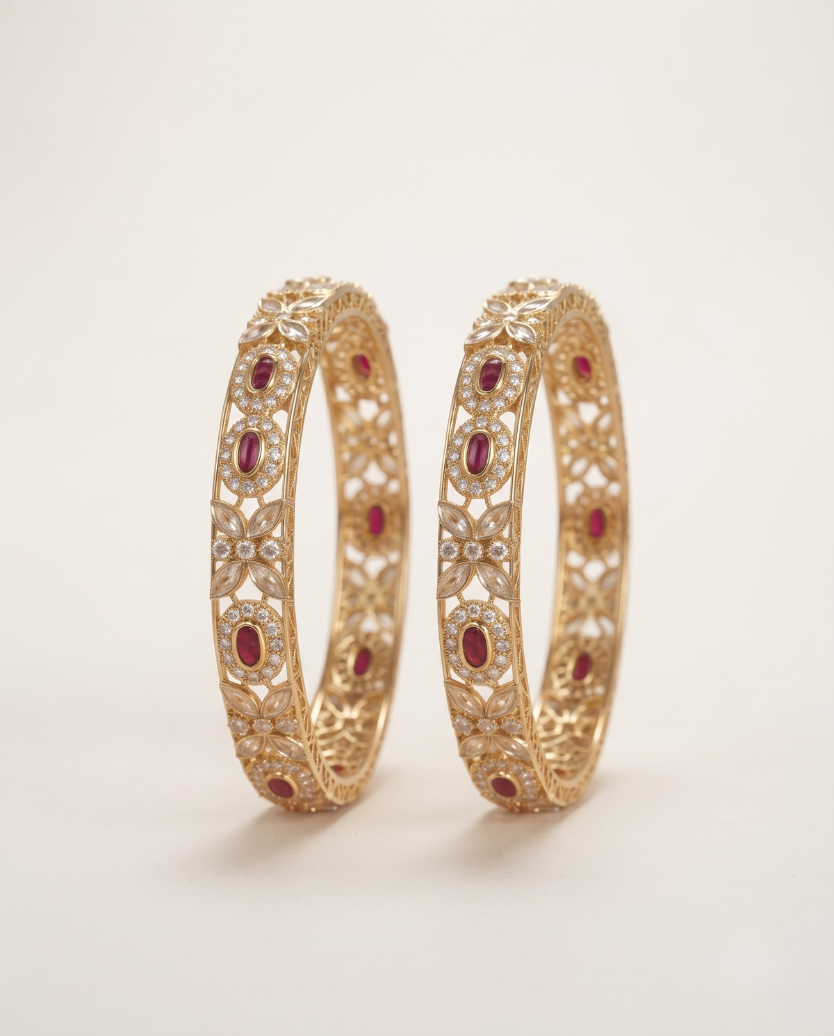 Svarna Rajsi Bangles - Premium Collection