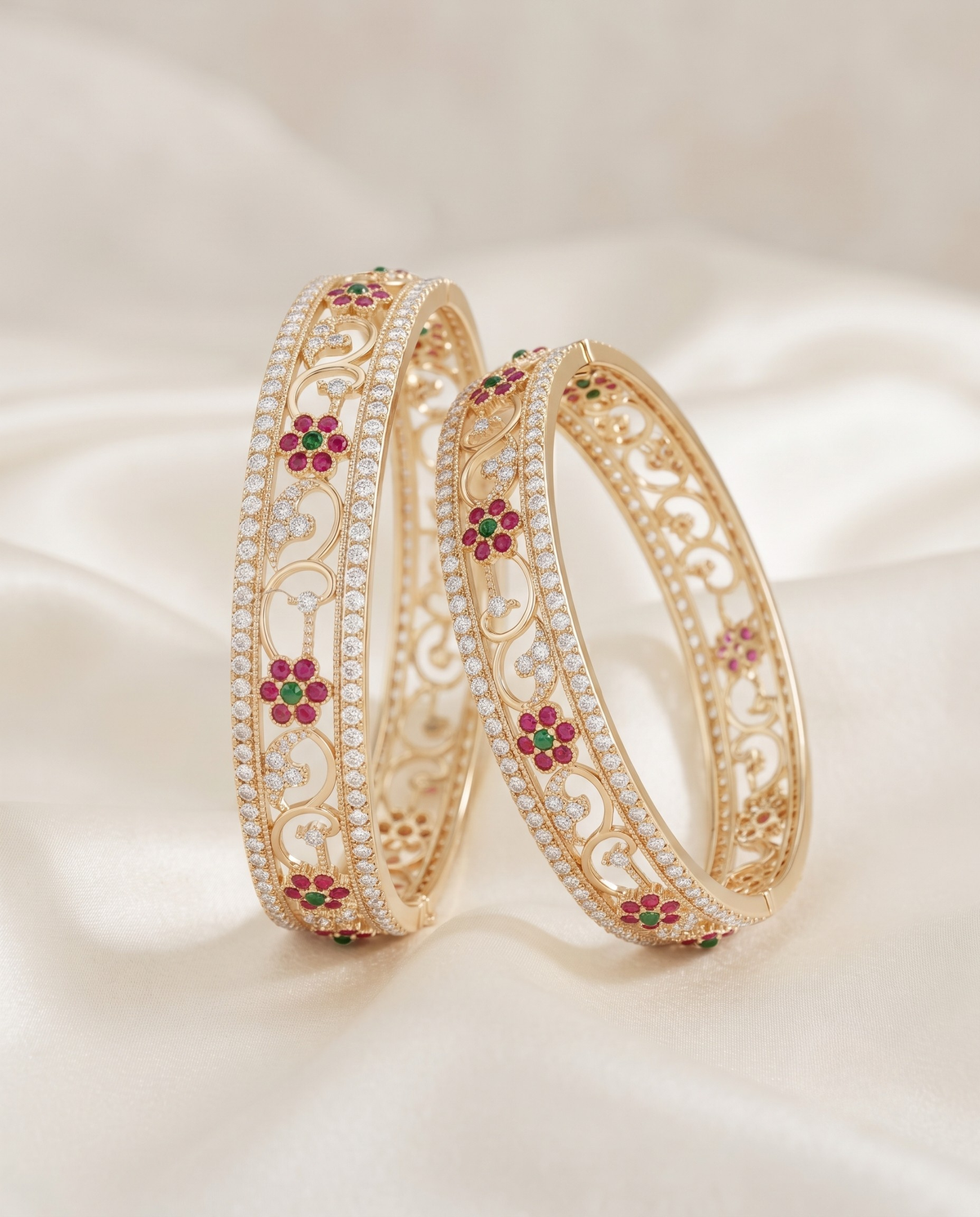 Maharani Diamond Bangles - Premium Collection