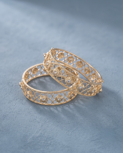 Svarna Classic Diamond Bangles - Premium Collection