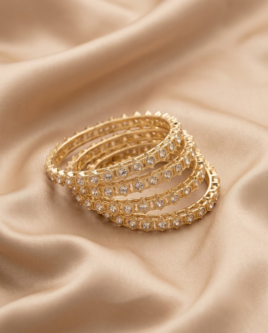 Svarna Celeste Bangles - Premium Collection (Set of 4)