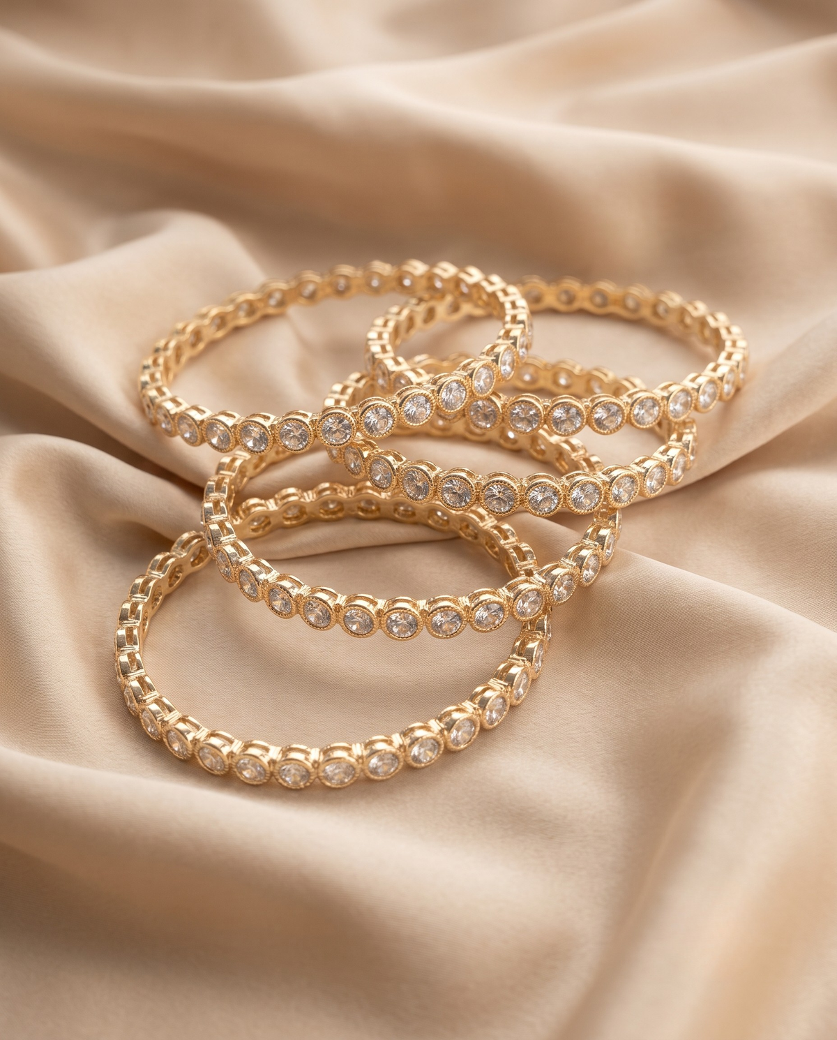 Svarna Celeste Bangles - Premium Collection (Set of 4)