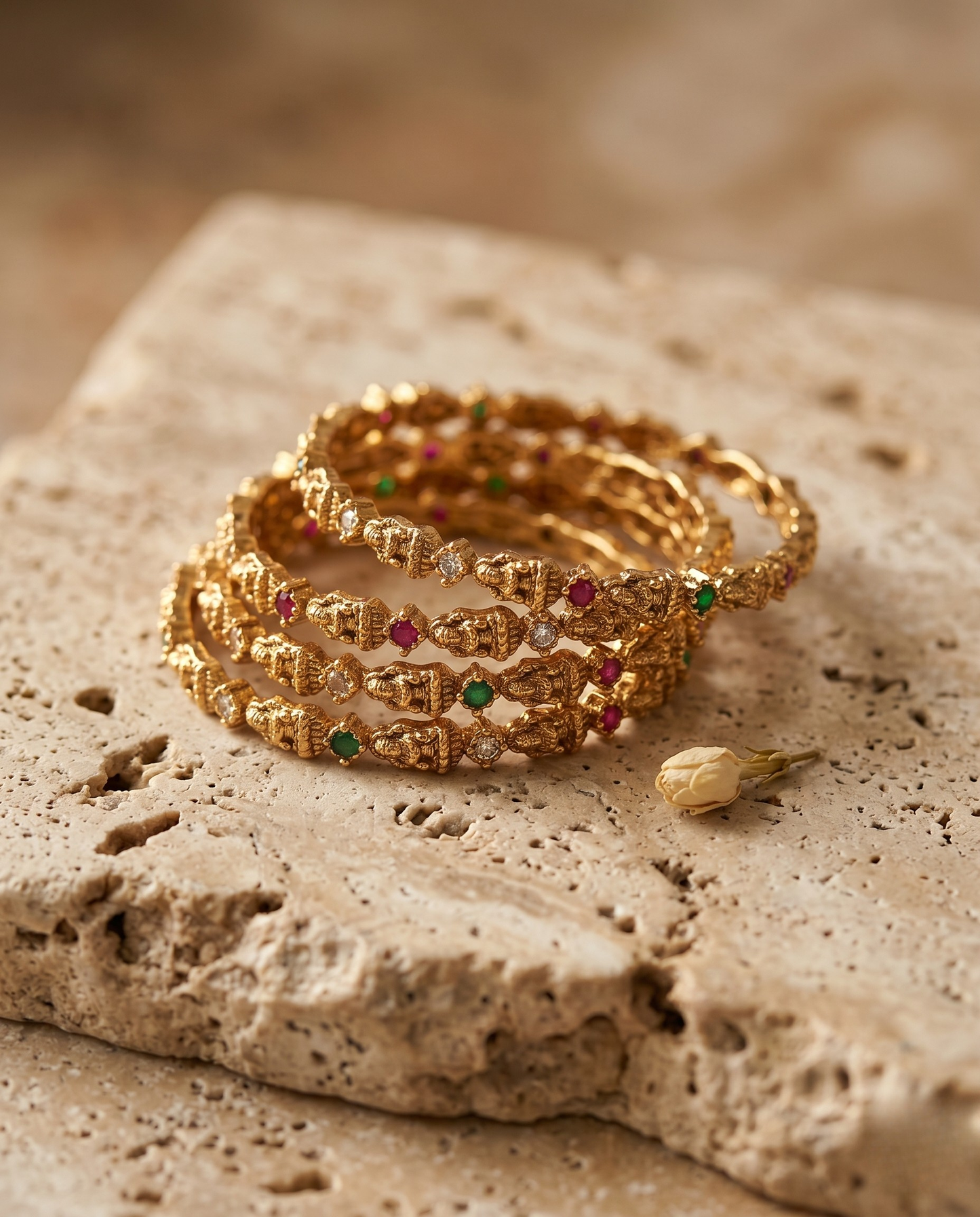 Royal Ruby Maharani Lakshmi Bangles