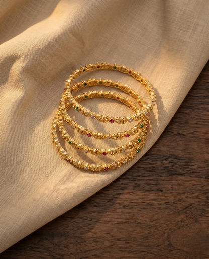 Royal Ruby Maharani Lakshmi Bangles