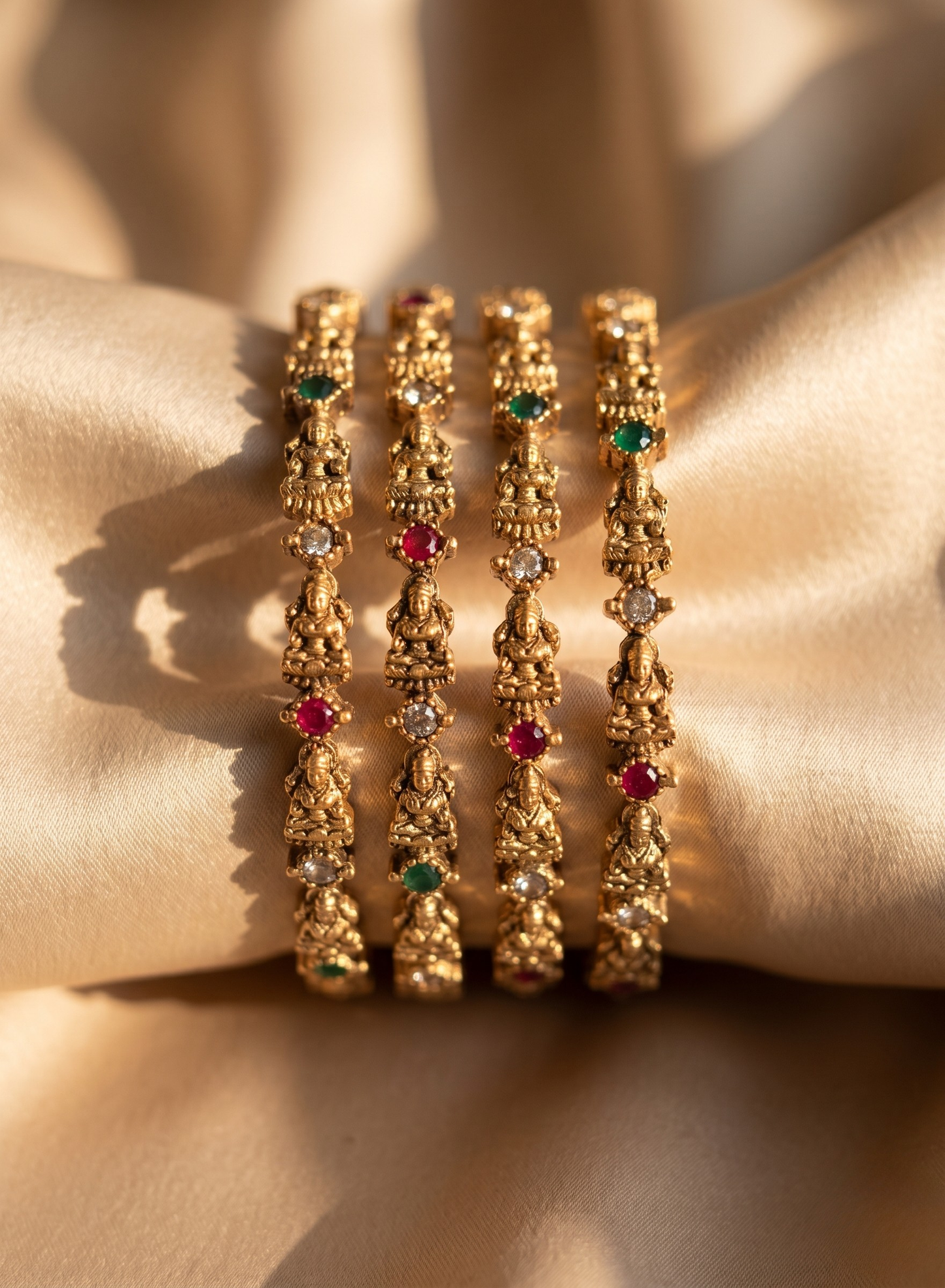 Royal Ruby Maharani Lakshmi Bangles