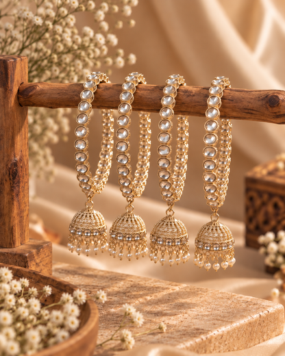 Svarna Royal Jhumka Bangles – Premium Collection